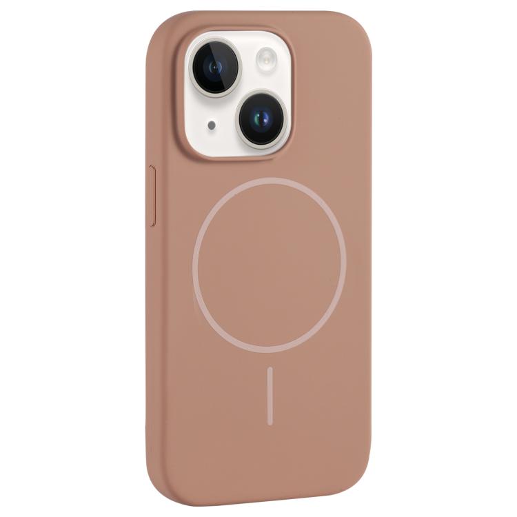 Large Hole Camera MagSafe Liquid Silicone Full Coverage Phone Case, For iPhone 13, For iPhone 12