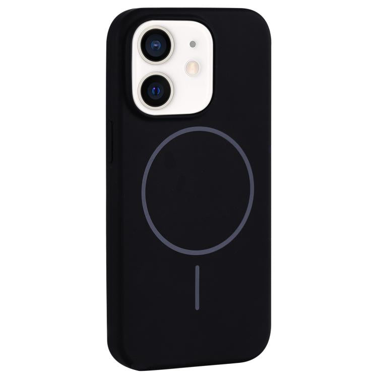 Large Hole Camera MagSafe Liquid Silicone Full Coverage Phone Case, For iPhone 13, For iPhone 12