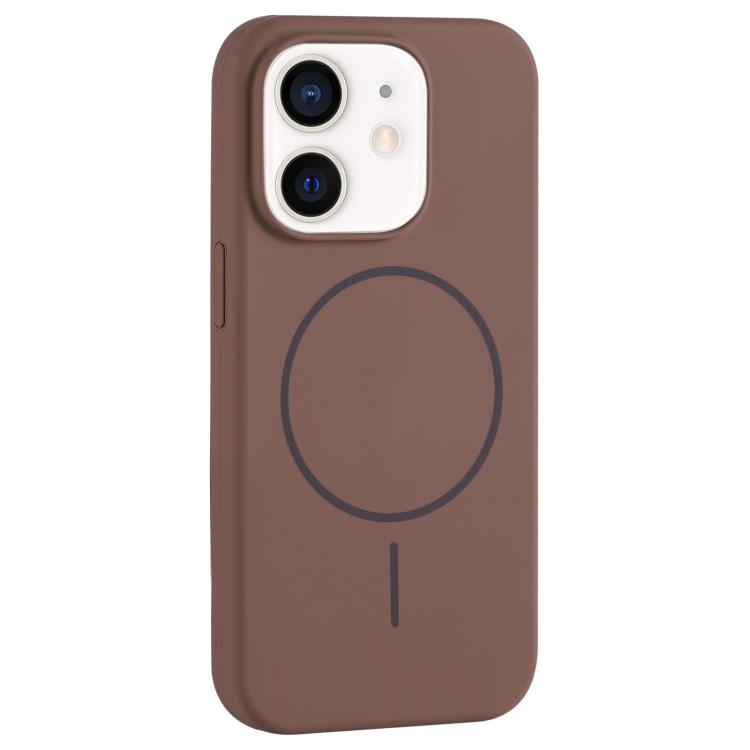 Large Hole Camera MagSafe Liquid Silicone Full Coverage Phone Case, For iPhone 13, For iPhone 12