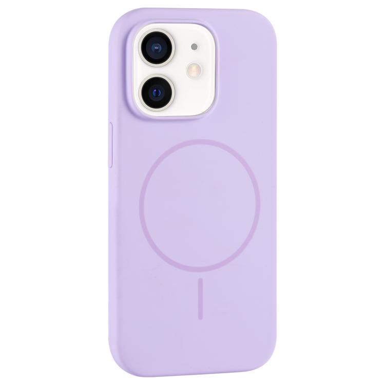 Large Hole Camera MagSafe Liquid Silicone Full Coverage Phone Case, For iPhone 13, For iPhone 12
