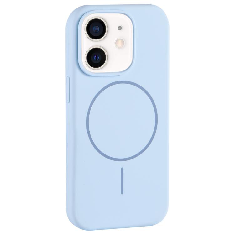 Large Hole Camera MagSafe Liquid Silicone Full Coverage Phone Case, For iPhone 13, For iPhone 12