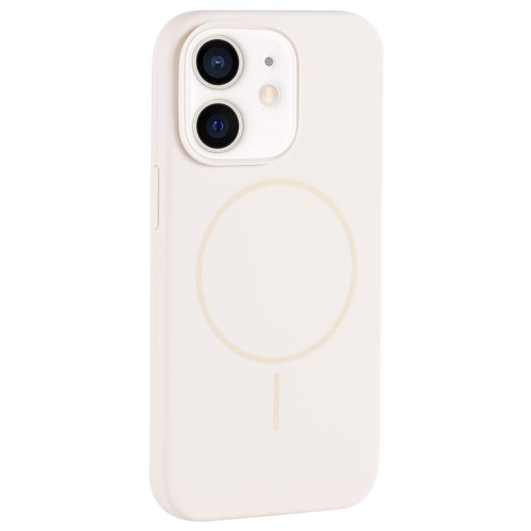Large Hole Camera MagSafe Liquid Silicone Full Coverage Phone Case, For iPhone 13, For iPhone 12