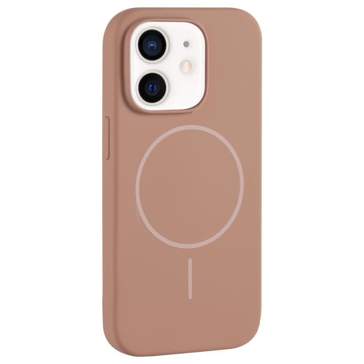Large Hole Camera MagSafe Liquid Silicone Full Coverage Phone Case, For iPhone 13, For iPhone 12