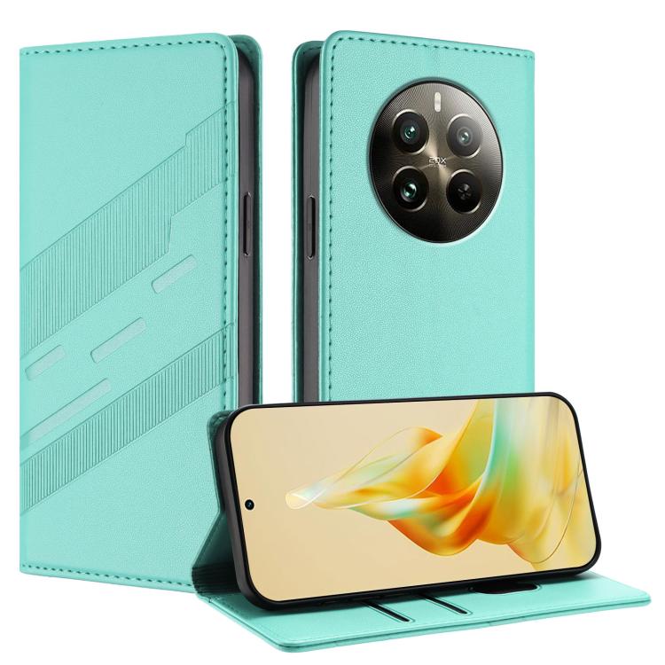 Embossed Multi-functional Wallet Retro Leather Phone Case, For Realme 12 5G, For Realme 12+, For Realme 12 Pro