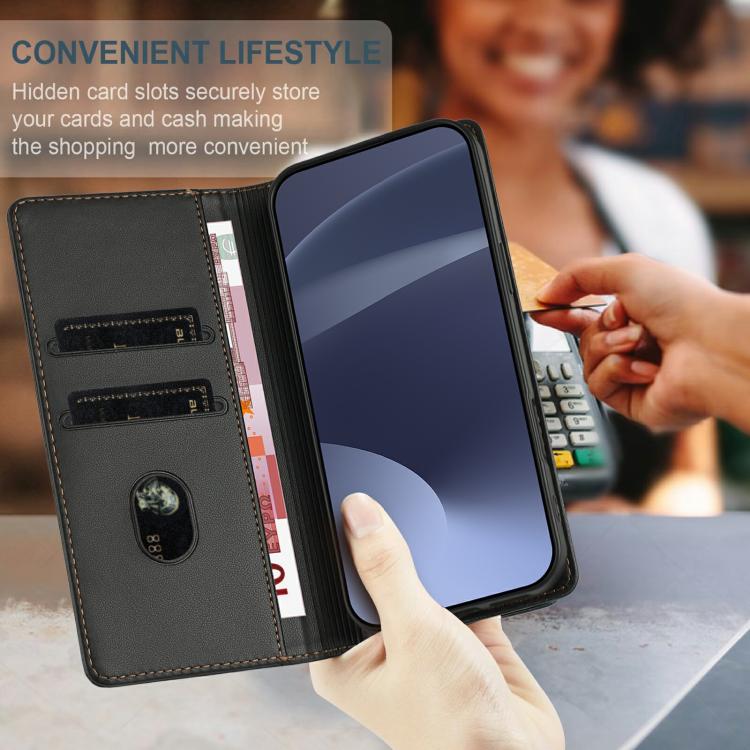 Embossed Multi-functional Wallet Retro Leather Phone Case, For Realme C20