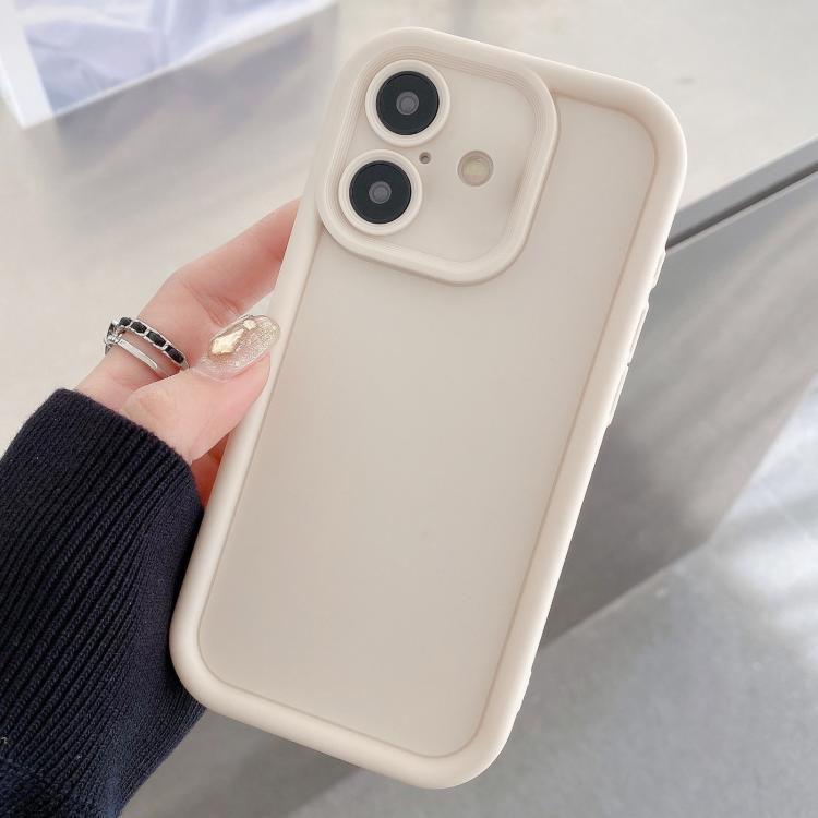 Shockproof Frame Frosted Precise Hole TPU Phone Case, For iPhone 16 Pro, For iPhone 16 Plus, For iPhone 16