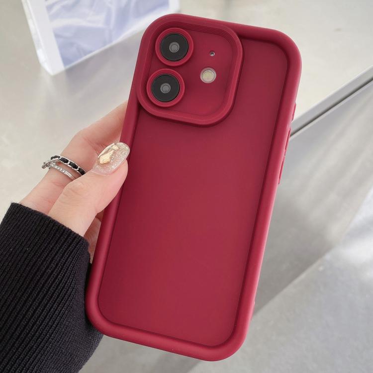 Shockproof Frame Frosted Precise Hole TPU Phone Case, For iPhone 12, For iPhone 12 Pro Max, For iPhone 12 Pro