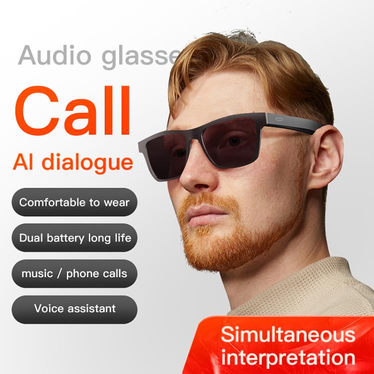 E10 Pro Smart Audio Bluetooth Glasses, Style: AI Translation, AI Translation