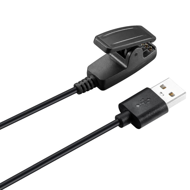 xDfind USB-A Port Smart Watch Clip Charger with Data Transmission, Length: 1m, For Garmin Forerunner 645 / 35 / S20 / Lily 2