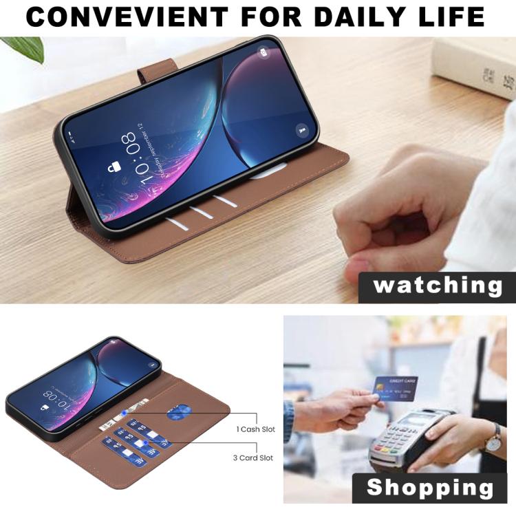 Geometric Pattern RFID Leather Phone Case, For iPhone Air, For iPhone 16 Pro Max, For iPhone 16 Pro, For iPhone 16 Plus