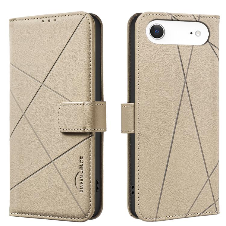Geometric Pattern RFID Leather Phone Case, For iPhone Air, For iPhone 16 Pro Max, For iPhone 16 Pro, For iPhone 16 Plus