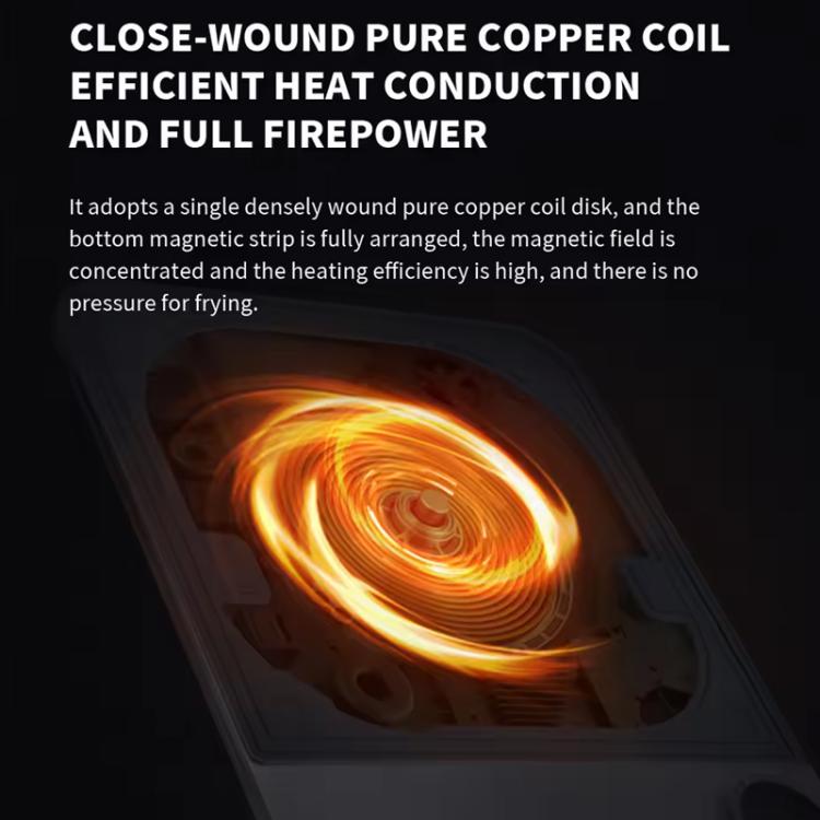 Original Xiaomi Mijia Smart Ultra-thin Induction Cooker 2100W Home Induction Cooker, Mijia Ultra-thin Induction Cooker