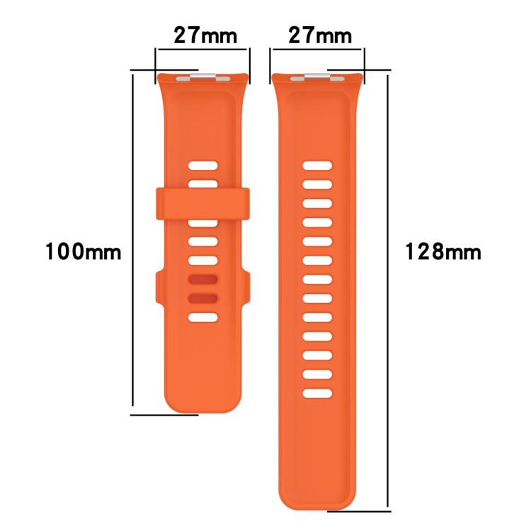 xDfind Solid Color Silicone Sports Watch Band, For Redmi Watch 6 / 5 /  4, For Redmi Watch 6 / 5 / Xiaomi Band 9 Pro