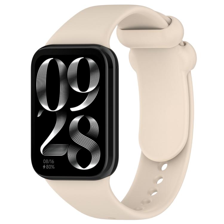 xDfind Solid Color Black Buckle Silicone Watch Band, For Redmi Watch 6 / 5 / Xiaomi Band 9 Pro, For Redmi Watch 6 / Watch 5 / Watch 4