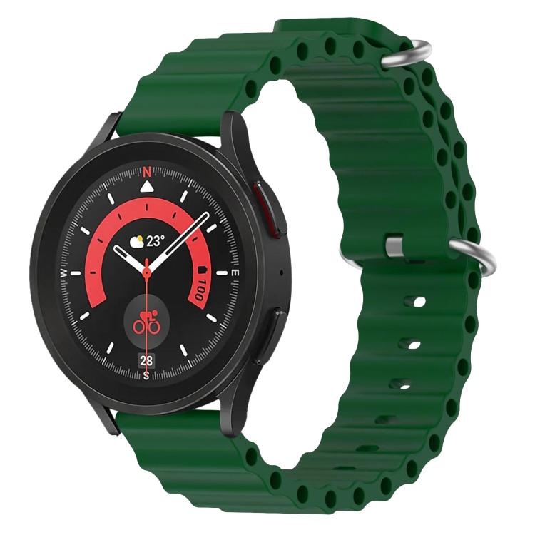 xDfind Ocean Style Silicone Solid Color Watch Band, 20mm, 22mm