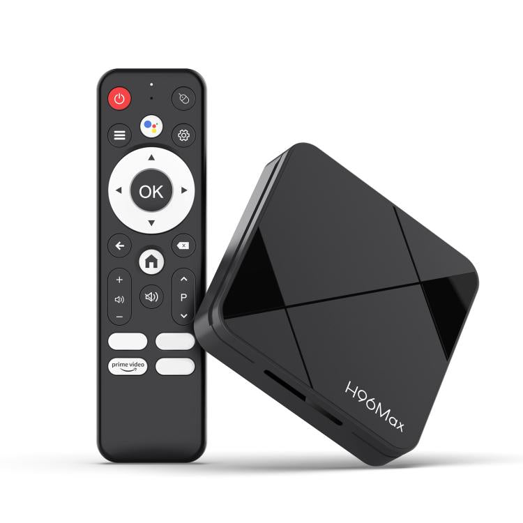 H96Max 4K UHD Android 14 Smart TV Box with Remote Control, RK3518 Quad-Core, 1GB+8GB, 2GB+16GB