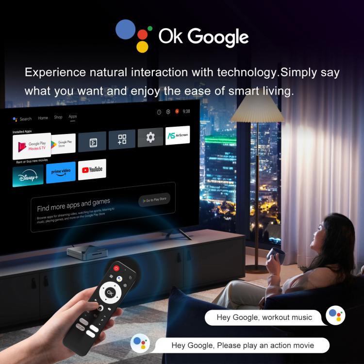 H96Max 4K UHD Android 14 Smart TV Box with Remote Control, RK3518 Quad-Core, 1GB+8GB, 2GB+16GB