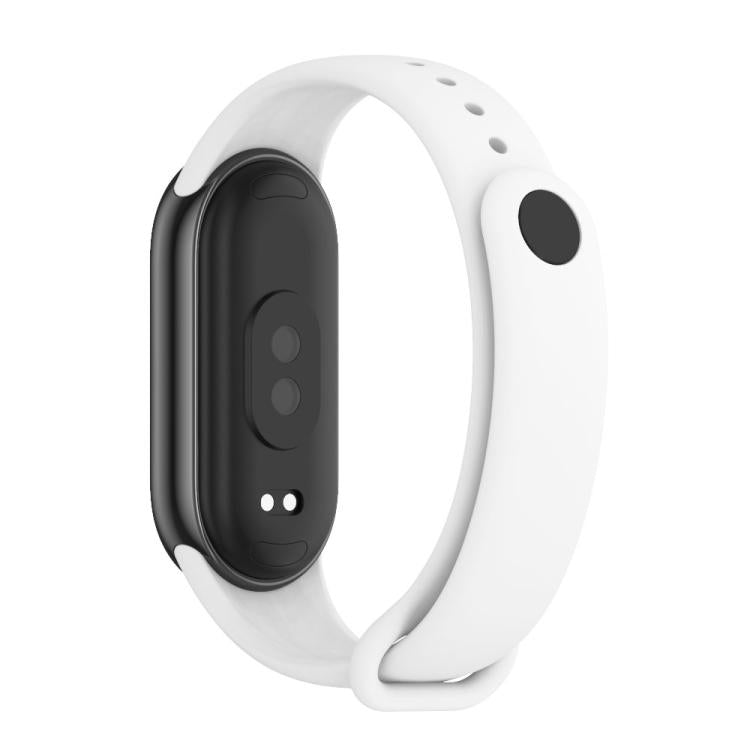 xDfind Metal Buckle Solid Color Silicone Watch Band, For Xiaomi Smart Band 10 / 9 / 8
