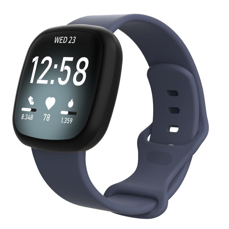 For Fitbit Versa 4 / Versa 3 / Sense2 / Sense xDfind Silicone Watch Band, S