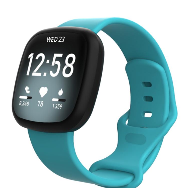 For Fitbit Versa 4 / Versa 3 / Sense2 / Sense xDfind Silicone Watch Band, S