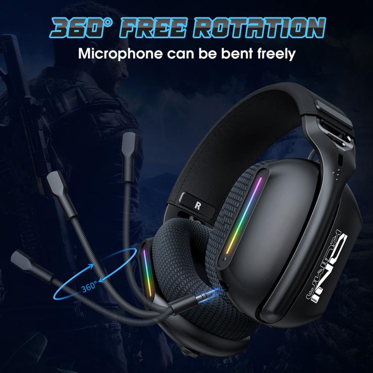 ONIKUMA GT808 Tri-mode Bluetooth 2.4G Wired E-sports Game Headset, GT808