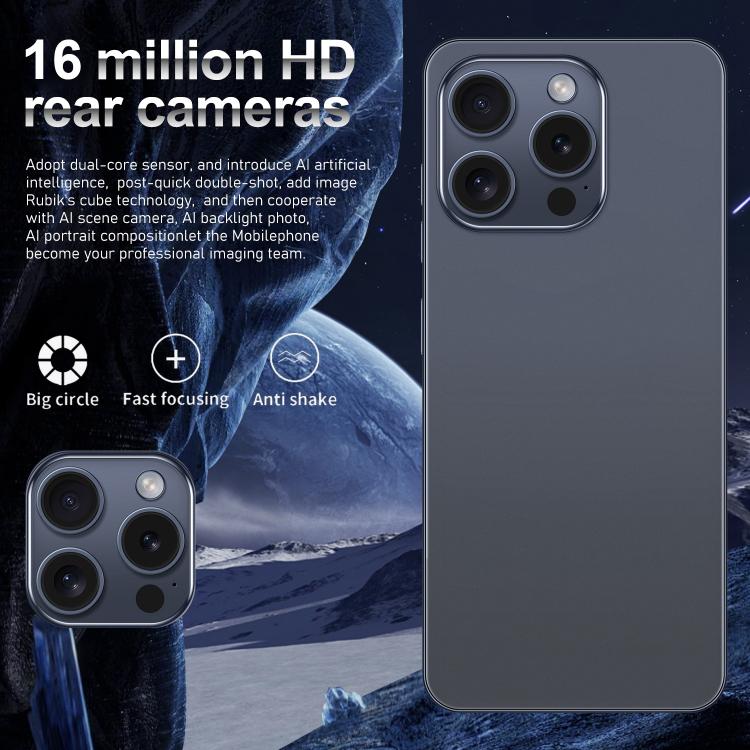 I16 Pro Max / VD1, 3GB+32GB, 6.8 inch Android 10 MTK6753 Octa Core, Network: 4G, Dual SIM, EU Plug, US Plug, UK Plug