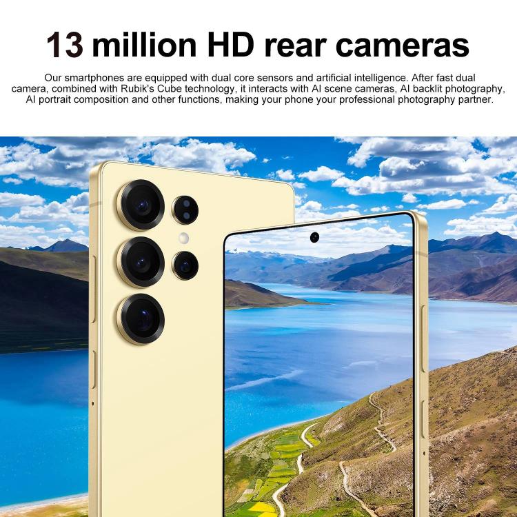 S25 Ultra / S11, 4GB+64GB, 6.75 inch Android 12 MTK6762 Octa Core, Network: 4G, Dual SIM, EU Plug, US Plug