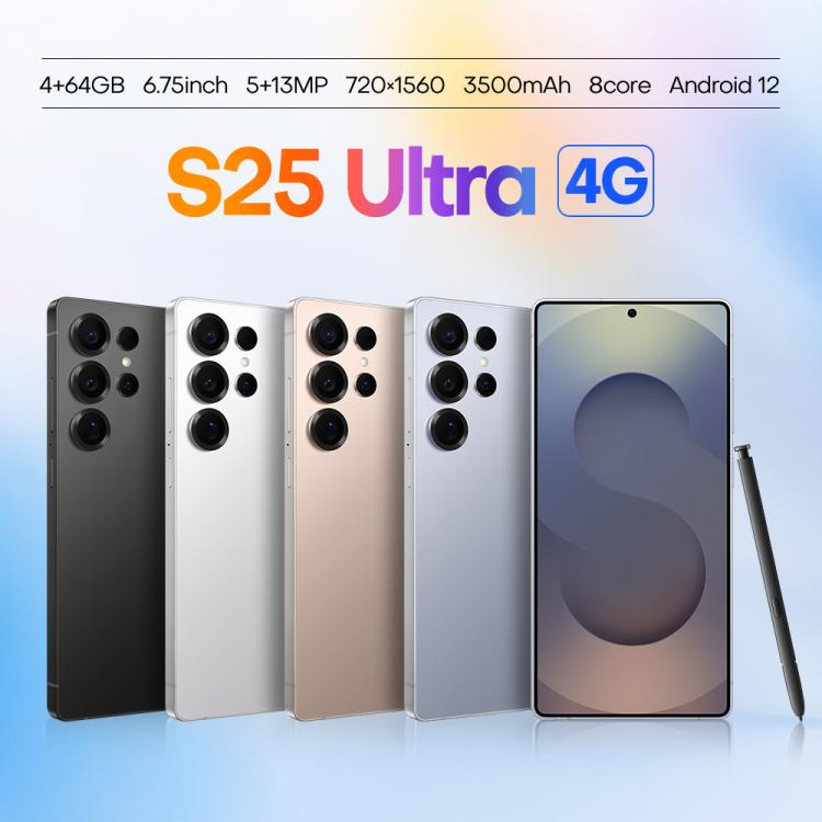 S25 Ultra / Q25, 4GB+64GB, 6.75 inch Android 12 MTK6762 Octa Core, Network: 4G, Dual SIM, with Stylus Pen, EU Plug, US Plug, AU Plug, UK Plug