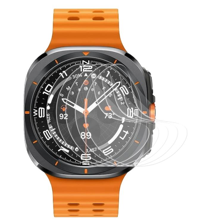5pcs xDfind Soft Hydrogel Film Full Cover Front Protector, For Samsung Galaxy Watch Ultra / Ultra 2025, For Samsung Galaxy Watch8 Classic 46mm, For Samsung Galaxy Watch8 44mm, For Samsung Galaxy Watch8 40mm, For Samsung Galaxy Watch7 44mm...