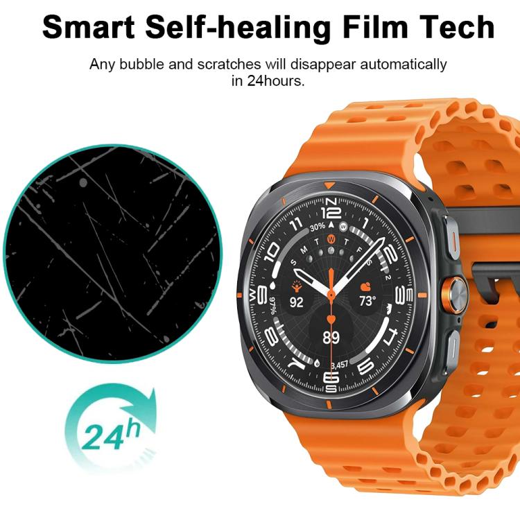 5pcs xDfind Soft Hydrogel Film Full Cover Front Protector, For Samsung Galaxy Watch Ultra / Ultra 2025, For Samsung Galaxy Watch8 Classic 46mm, For Samsung Galaxy Watch8 44mm, For Samsung Galaxy Watch8 40mm, For Samsung Galaxy Watch7 44mm...
