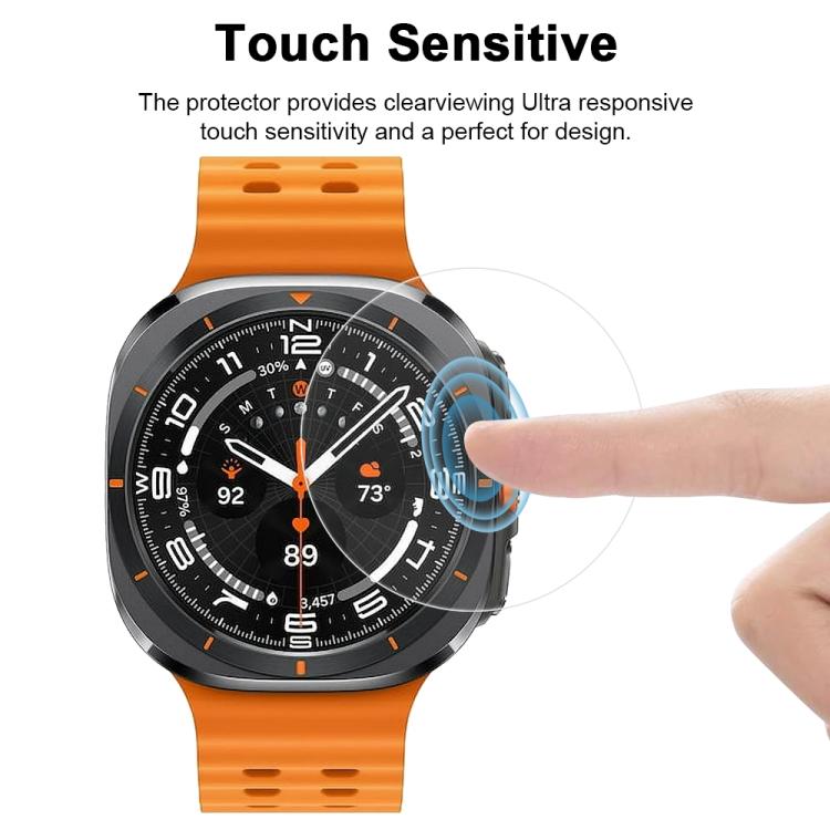 5pcs xDfind Soft Hydrogel Film Full Cover Front Protector, For Samsung Galaxy Watch Ultra / Ultra 2025, For Samsung Galaxy Watch8 Classic 46mm, For Samsung Galaxy Watch8 44mm, For Samsung Galaxy Watch8 40mm, For Samsung Galaxy Watch7 44mm...