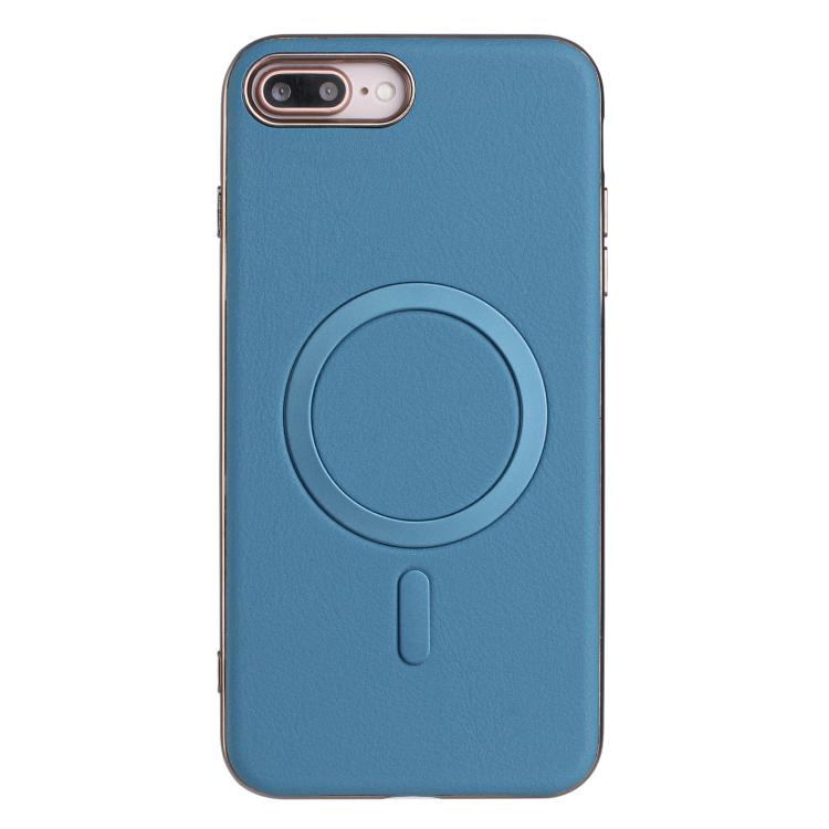 Solid Color Plating MagSafe Full Coverage Phone Case, For iPhone XR, For iPhone 8 Plus / 7 Plus, For iPhone 8 / 7 / 6