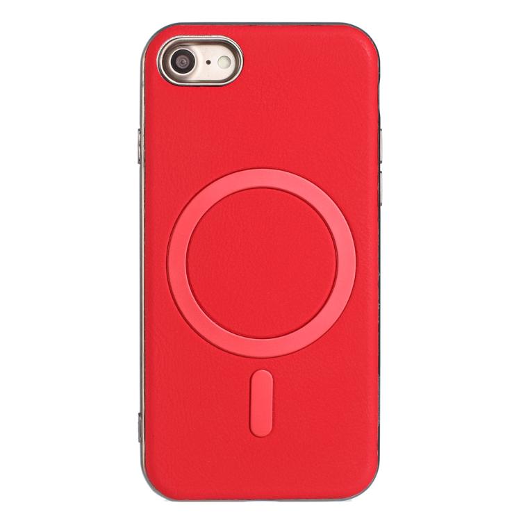 Solid Color Plating MagSafe Full Coverage Phone Case, For iPhone XR, For iPhone 8 Plus / 7 Plus, For iPhone 8 / 7 / 6
