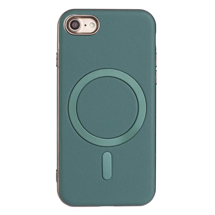 Solid Color Plating MagSafe Full Coverage Phone Case, For iPhone XR, For iPhone 8 Plus / 7 Plus, For iPhone 8 / 7 / 6
