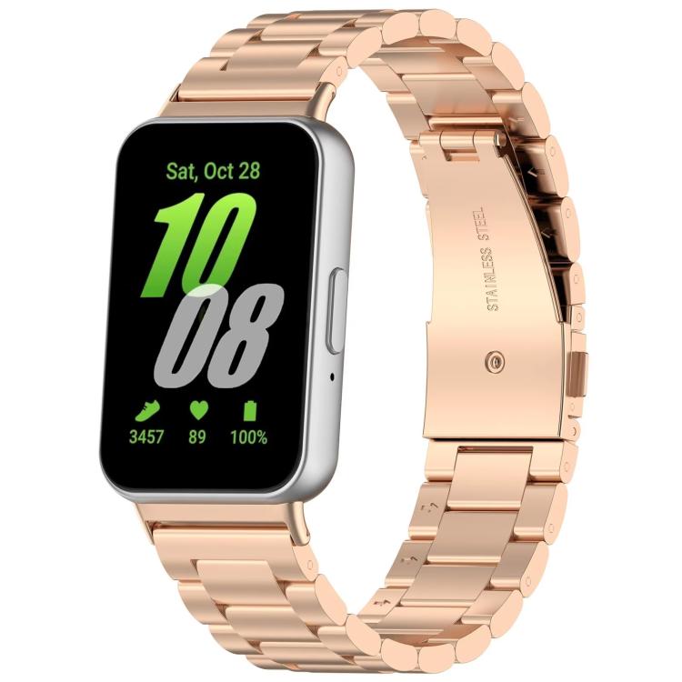 xDfind Three Beads Metal Watch Band, For Galaxy Watch Ultra2 2026 / 2025 / 1 2024, For Samsung Galaxy Watch 7 / FE / 6 / 5 / 4, For Samsung Galaxy Fit3