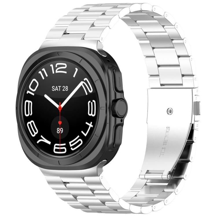 xDfind Three Beads Metal Watch Band, For Galaxy Watch Ultra2 2026 / 2025 / 1 2024, For Samsung Galaxy Watch 7 / FE / 6 / 5 / 4, For Samsung Galaxy Fit3