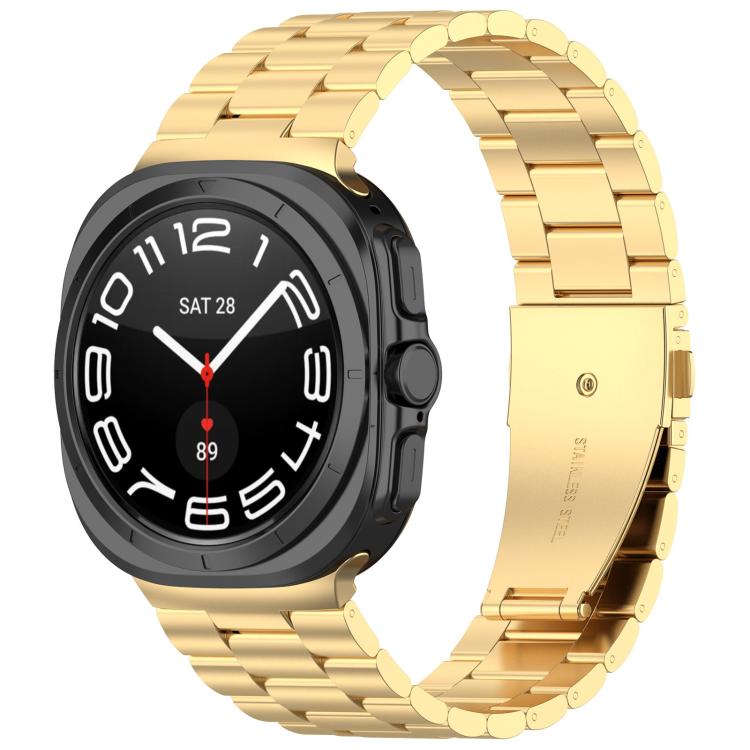 xDfind Three Beads Metal Watch Band, For Galaxy Watch Ultra2 2026 / 2025 / 1 2024, For Samsung Galaxy Watch 7 / FE / 6 / 5 / 4, For Samsung Galaxy Fit3