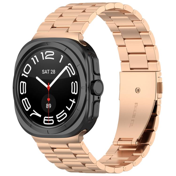 xDfind Three Beads Metal Watch Band, For Galaxy Watch Ultra2 2026 / 2025 / 1 2024, For Samsung Galaxy Watch 7 / FE / 6 / 5 / 4, For Samsung Galaxy Fit3