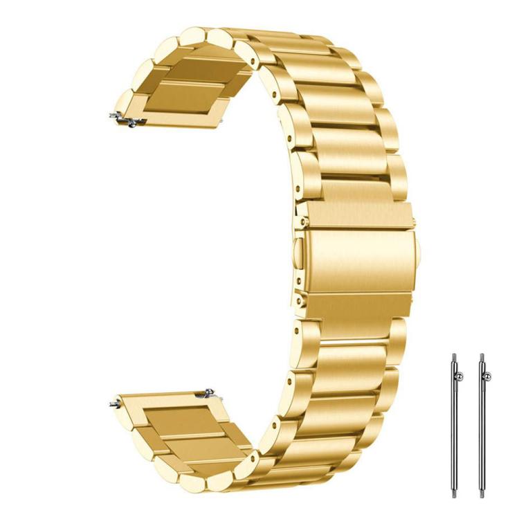 xDfind Three Beads Stainless Steel Watch Band, 22mm