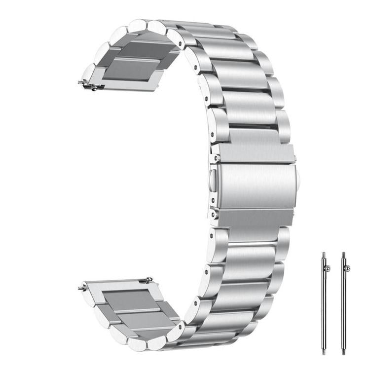 xDfind Three Beads Stainless Steel Watch Band, 22mm