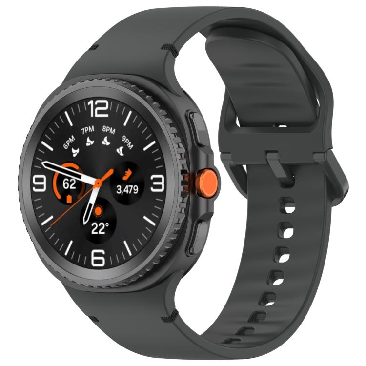 For Galaxy Watch9 / 8 / 8 Classic xDfind Stitched Solid Color Silicone Watch Band, 22mm