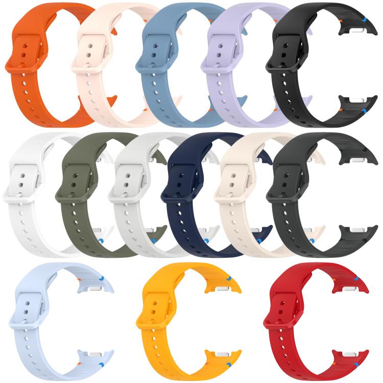 For Galaxy Watch9 / 8 / 8 Classic xDfind Stitched Solid Color Silicone Watch Band, 22mm