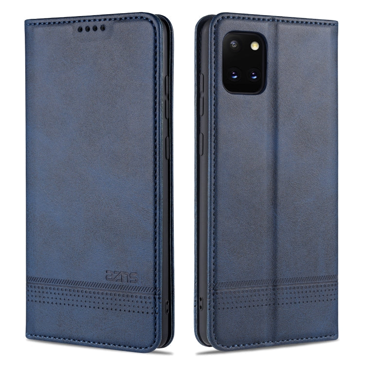 AZNS Magnetic Calf Texture Horizontal Flip Leather Case with Card Slots & Holder & Wallet, For Samsung Galaxy A51, For Samsung Galaxy A71, For Samsung Galaxy Note 10 Lite
