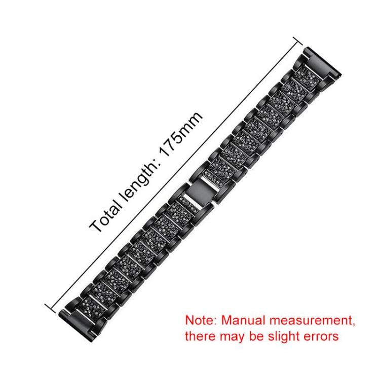 xDfind Diamond Jewelry Steel Watch Band, 20mm For Amazfit Active 2 / GTS4 Mini, 22mm For Huawei Watch GT5/GT5 Pro/4/4 Pro, 22mm For Fossil Gen 5 Carlyle/Julianna/Garrett