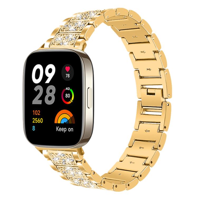 xDfind Diamond Jewelry Stainless Steel Watch Band, For Xiaomi Band 9 Pro / Redmi Watch 6 / 5, For Xiaomi Smart Band 10 / 9 / 8 / NFC 14mm, For Redmi Watch 3 Active / Lite 20mm, For Redmi Watch 3 20mm
