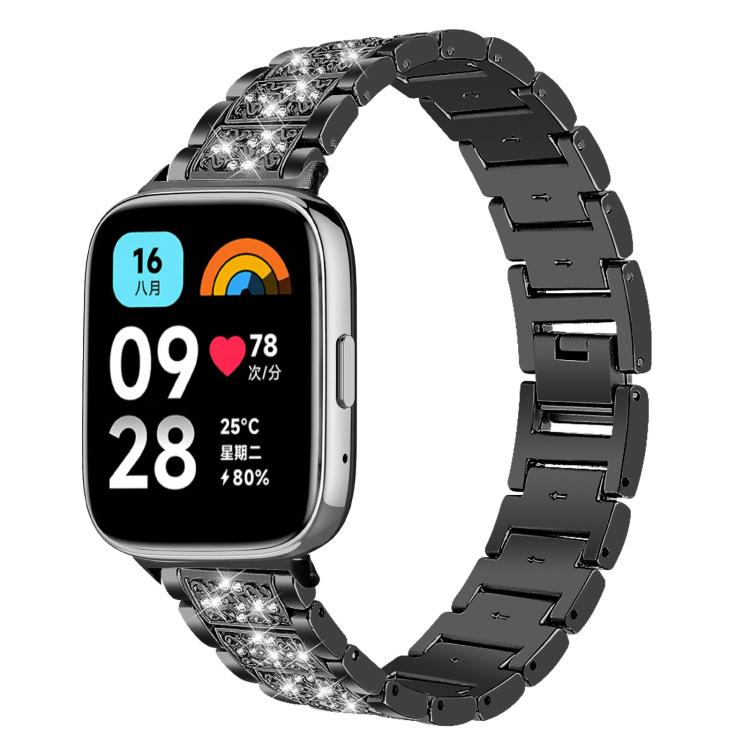 xDfind Diamond Jewelry Stainless Steel Watch Band, For Xiaomi Band 9 Pro / Redmi Watch 6 / 5, For Xiaomi Smart Band 10 / 9 / 8 / NFC 14mm, For Redmi Watch 3 Active / Lite 20mm, For Redmi Watch 3 20mm