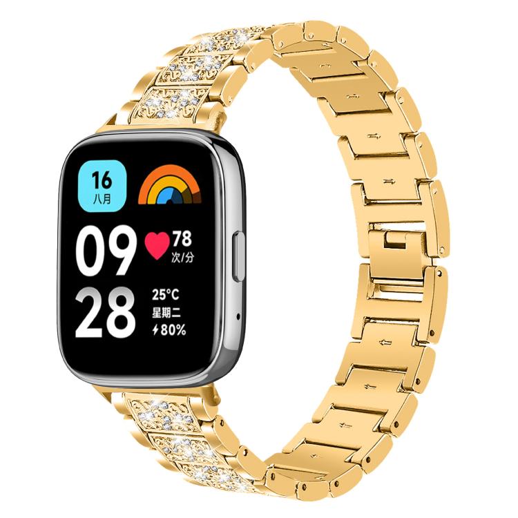 xDfind Diamond Jewelry Stainless Steel Watch Band, For Xiaomi Band 9 Pro / Redmi Watch 6 / 5, For Xiaomi Smart Band 10 / 9 / 8 / NFC 14mm, For Redmi Watch 3 Active / Lite 20mm, For Redmi Watch 3 20mm