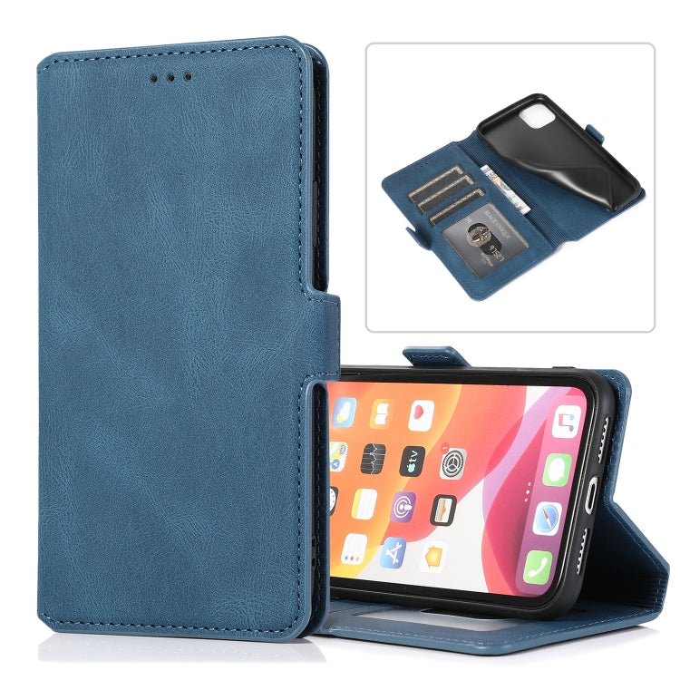 Retro Magnetic Closing Clasp Horizontal Flip Leather Case with Holder & Card Slots & Photo Frame & Wallet, For iPhone 11, For iPhone 11 Pro, For iPhone 11 Pro Max, For iPhone XS / X