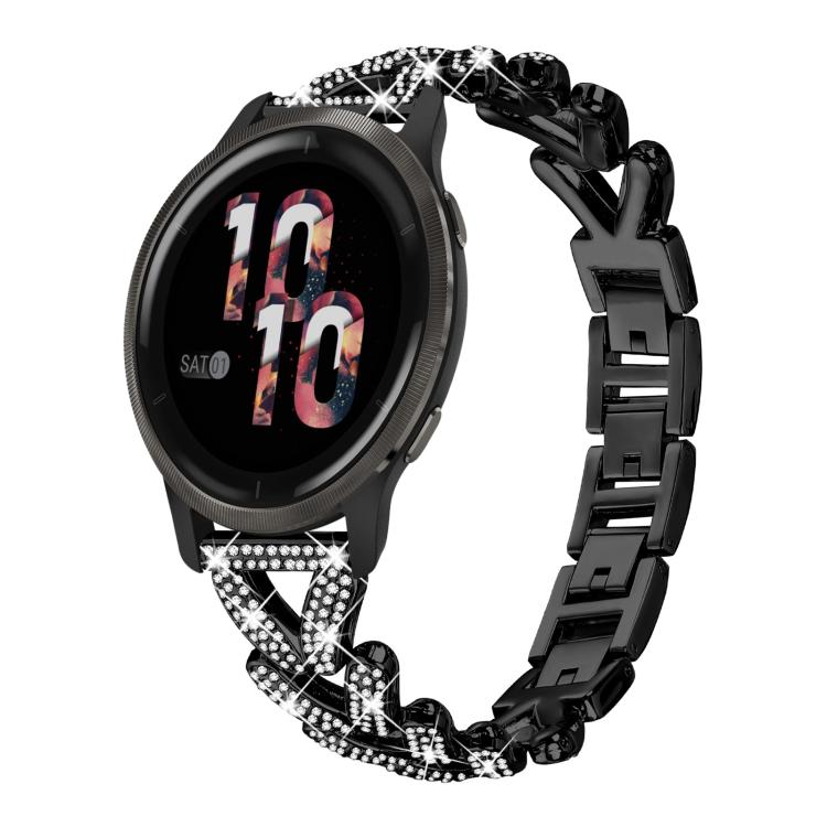 xDfind Small Twist Diamond Metal Watch Band, 20mm For Huawei Watch GT4 / GT3 / GT2, 20mm, 20mm For COROS APEX 2 42mm / PACE 2, 20mm For Xiaomi Mibro Air / Mibro Lite, 20mm For Honor Watch SE / Magic Watch2 42mm