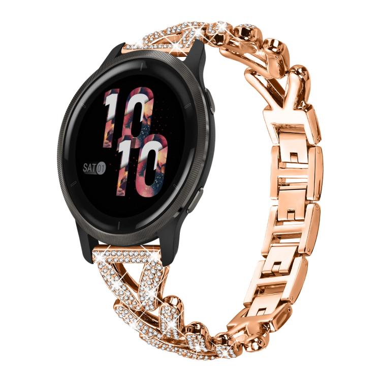 xDfind Small Twist Diamond Metal Watch Band, 20mm For Huawei Watch GT4 / GT3 / GT2, 20mm, 20mm For COROS APEX 2 42mm / PACE 2, 20mm For Xiaomi Mibro Air / Mibro Lite, 20mm For Honor Watch SE / Magic Watch2 42mm
